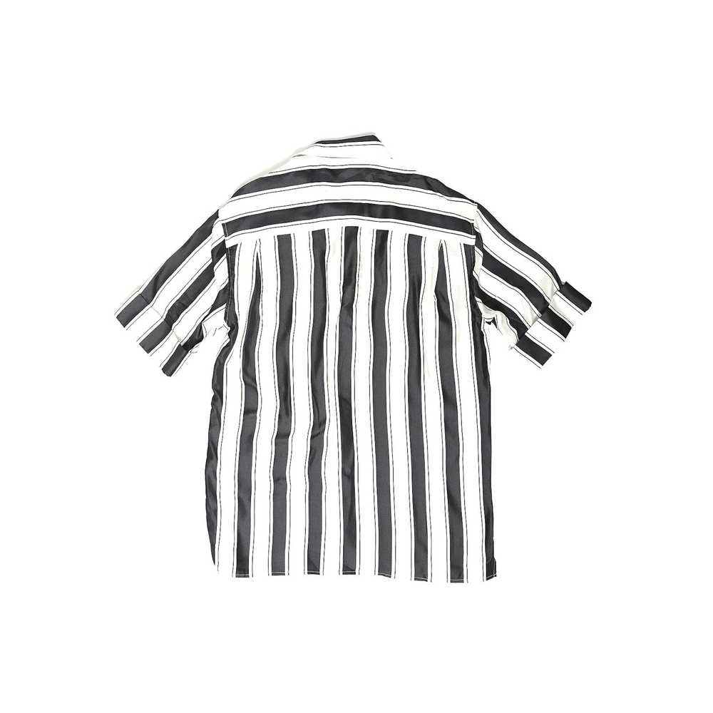 Haider Ackermann SS17 Black White Striped Silk Sh… - image 2