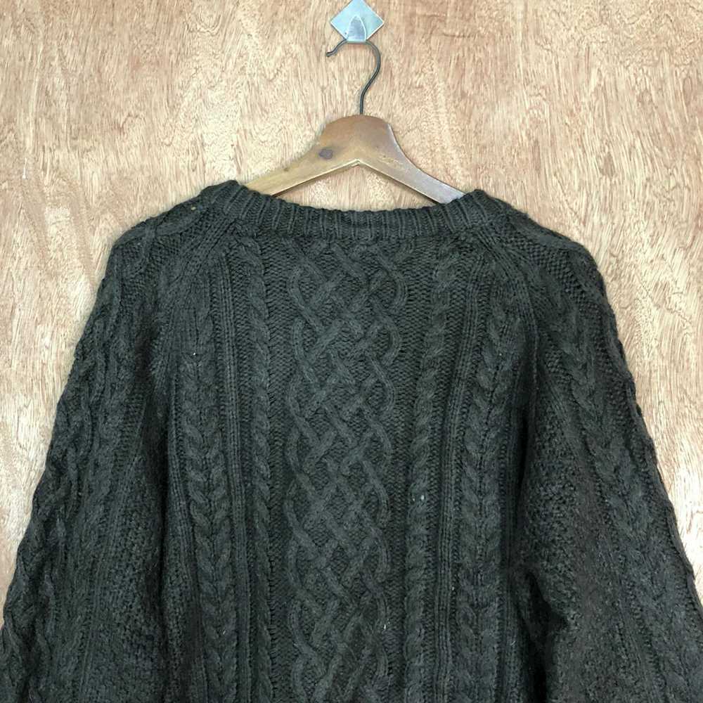 Aran Isles Knitwear × Cardigan × Japanese Brand G… - image 12