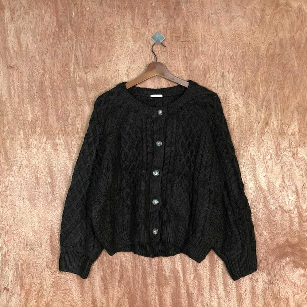 Aran Isles Knitwear × Cardigan × Japanese Brand G… - image 1