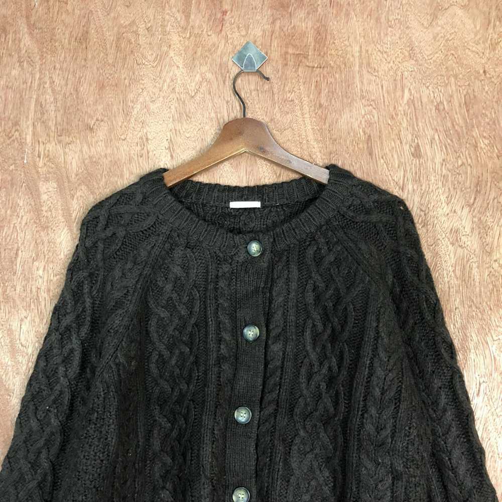 Aran Isles Knitwear × Cardigan × Japanese Brand G… - image 2