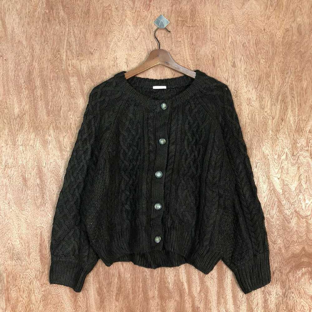 Aran Isles Knitwear × Cardigan × Japanese Brand G… - image 3