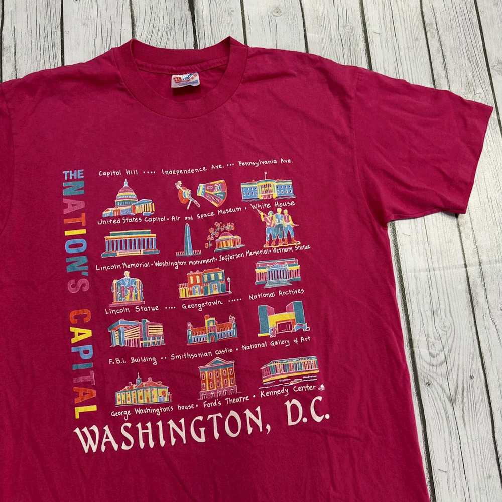 Hanes × Vintage Vintage Washington DC tee - image 3