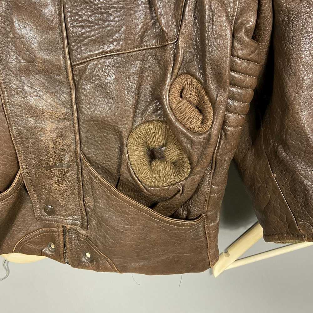 Leather Jacket × Marithe Francois Girbaud × Very Rare… - Gem