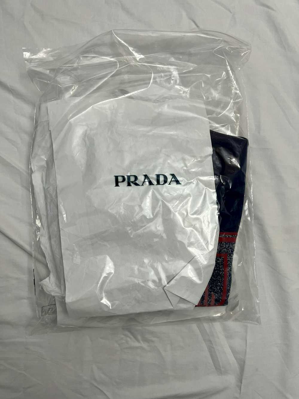 Prada Prada Technical Mouliné Short Sleeve Sweate… - image 9