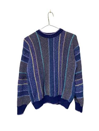 Alexander Julian × Coloured Cable Knit Sweater × P