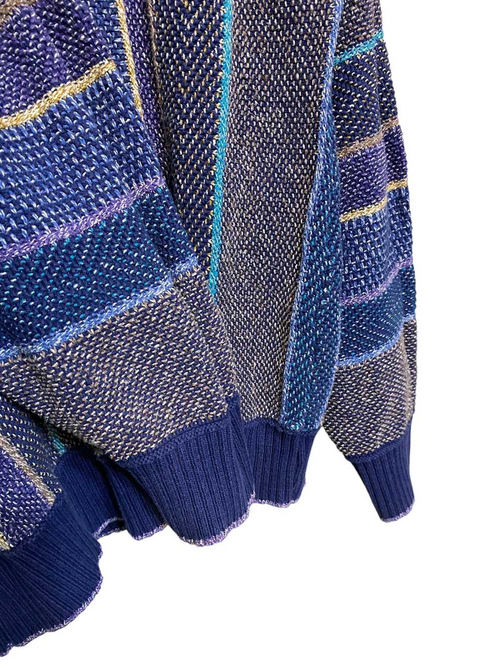 Alexander Julian × Coloured Cable Knit Sweater × … - image 4