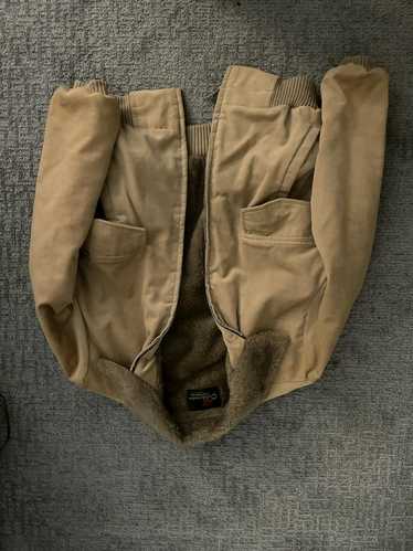 Vintage California imperial furry flight jacket