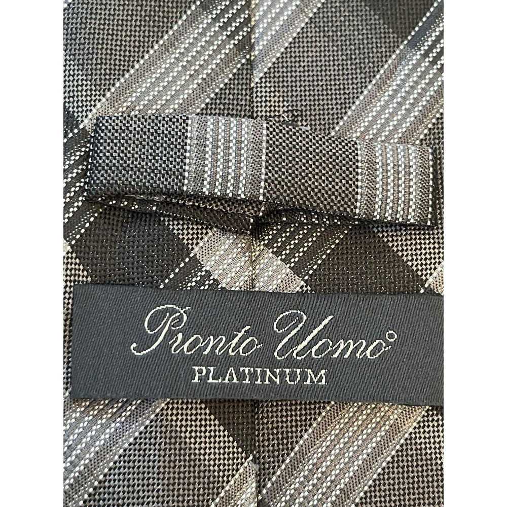 Pronto Uomo Pronto Uomo Platinum Black Gray Hand … - image 8