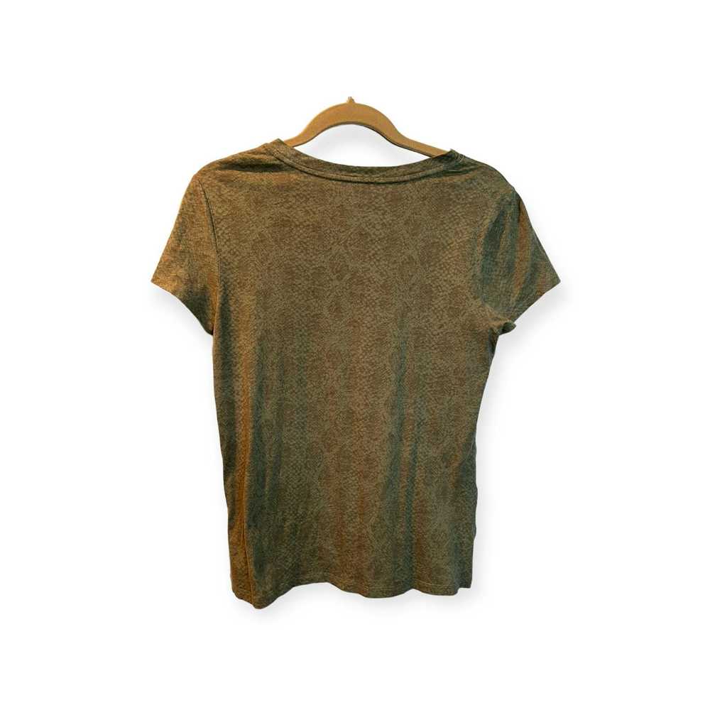 Athleta Athleta T Shirt Round Neck Green Small - image 4