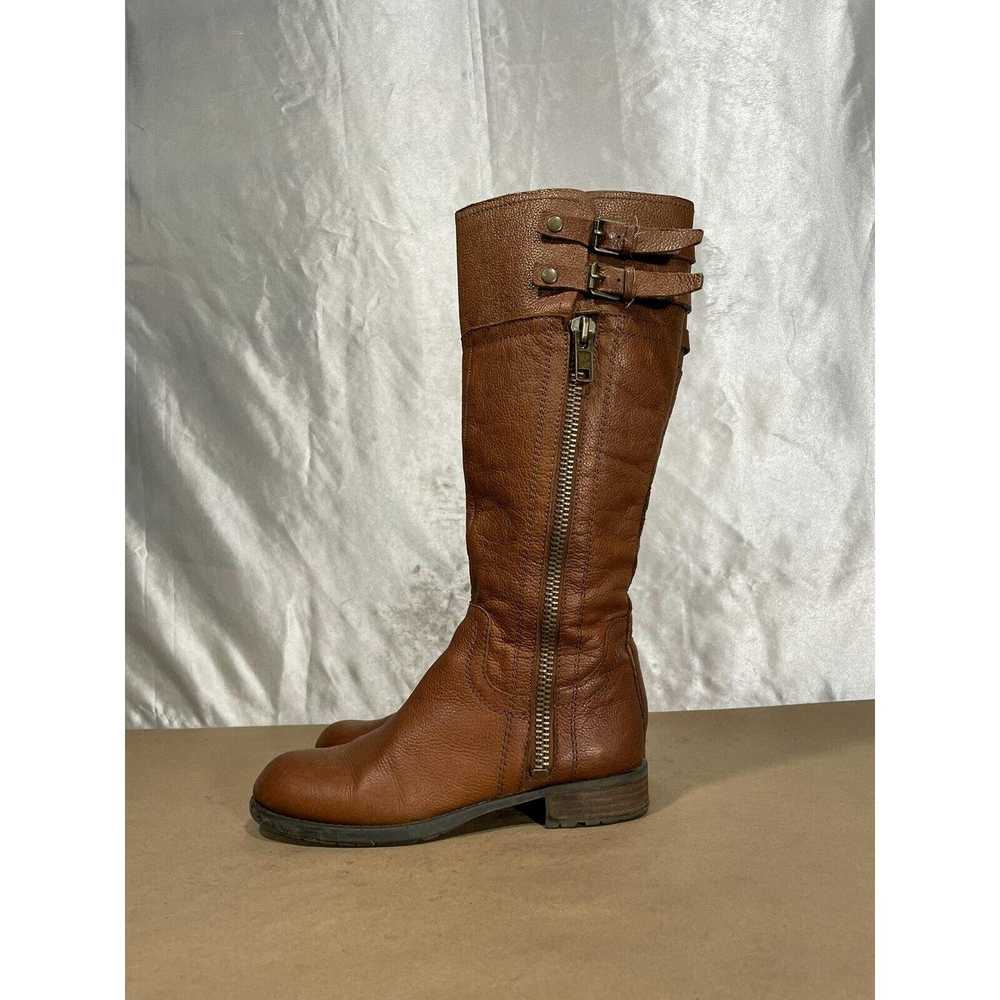 Franco Sarto Franco Sarto Poet Brown Leather Knee… - image 1