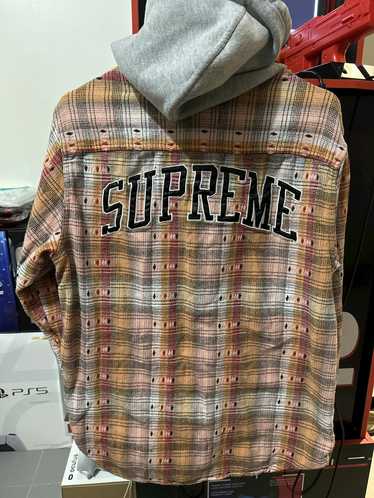 Supreme supreme hooded flannel - Gem