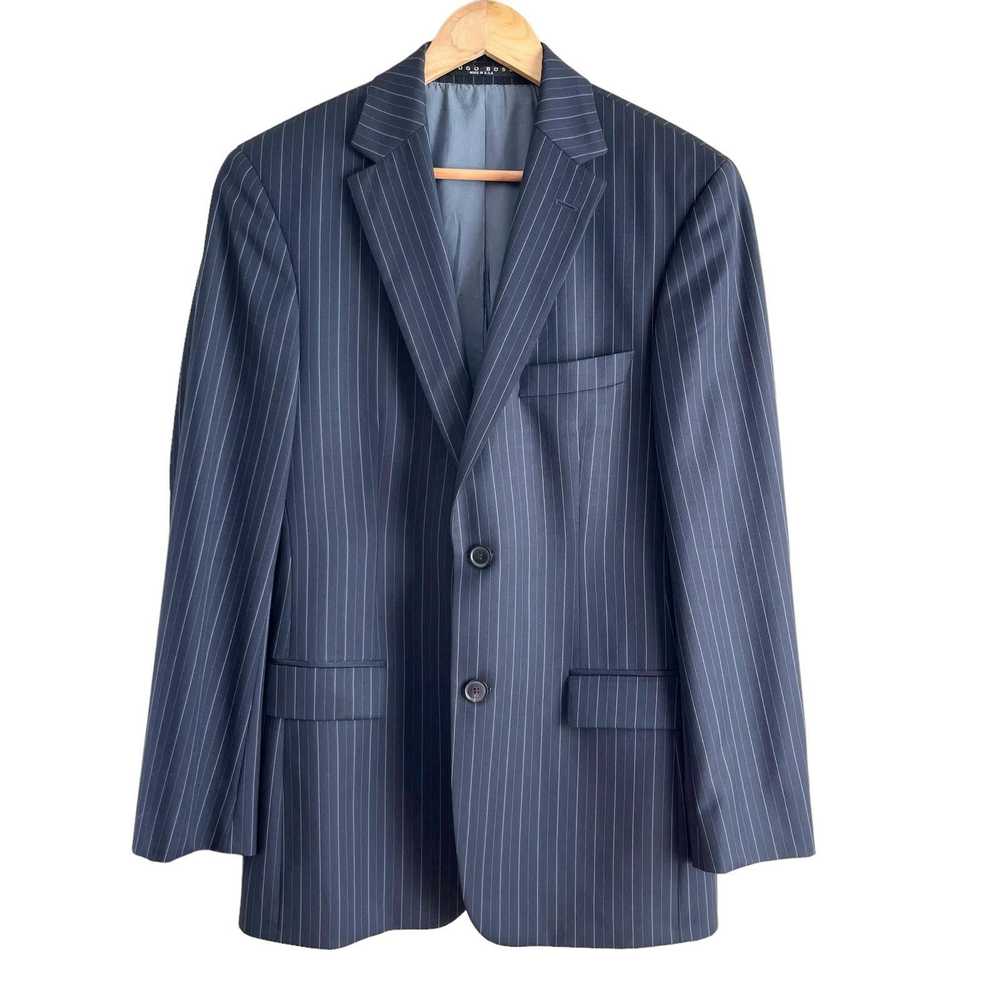 Hugo Boss Bertolucci/Cinema Suit Jacket Chalk Str… - image 2