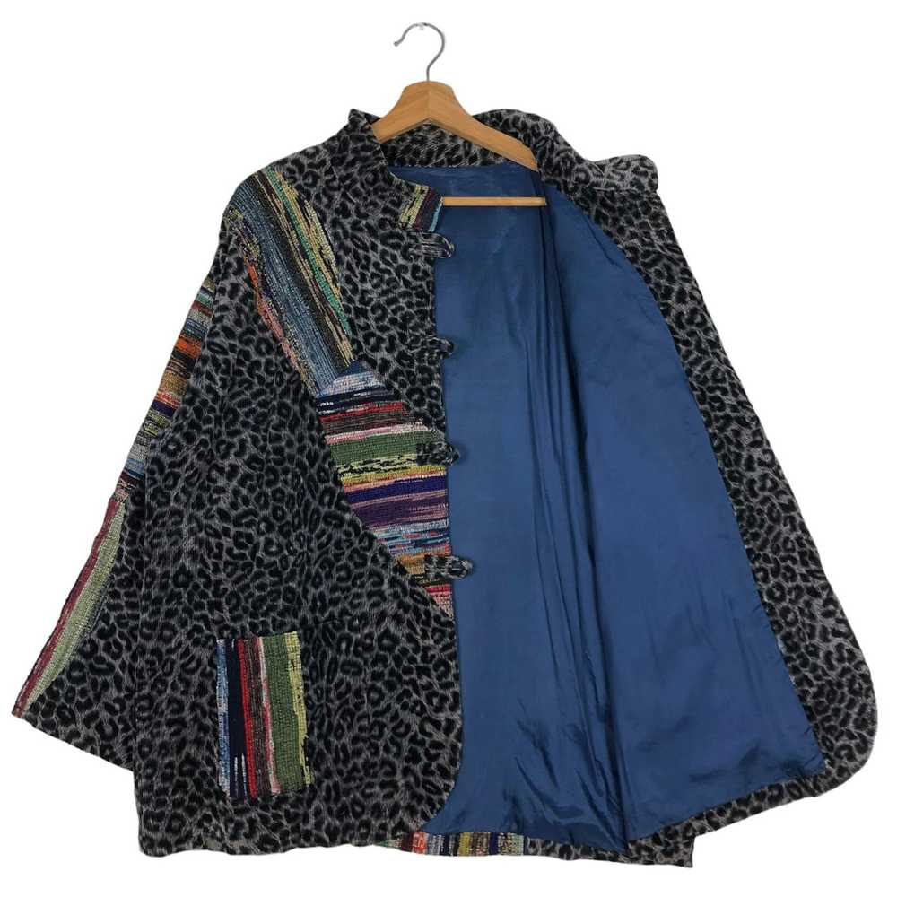 Japanese Brand × Vintage 🔥Vtg Knit Jacket Hand M… - image 10
