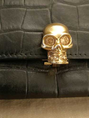 Alexander McQueen Skull Head black wallet - image 1