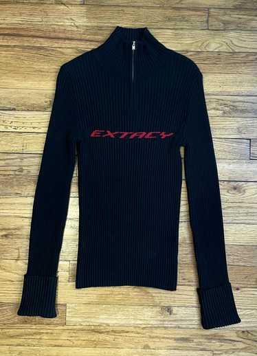 Misbhv MISBHV EXTACY BLACK RIB TURTLENECK SWEATER