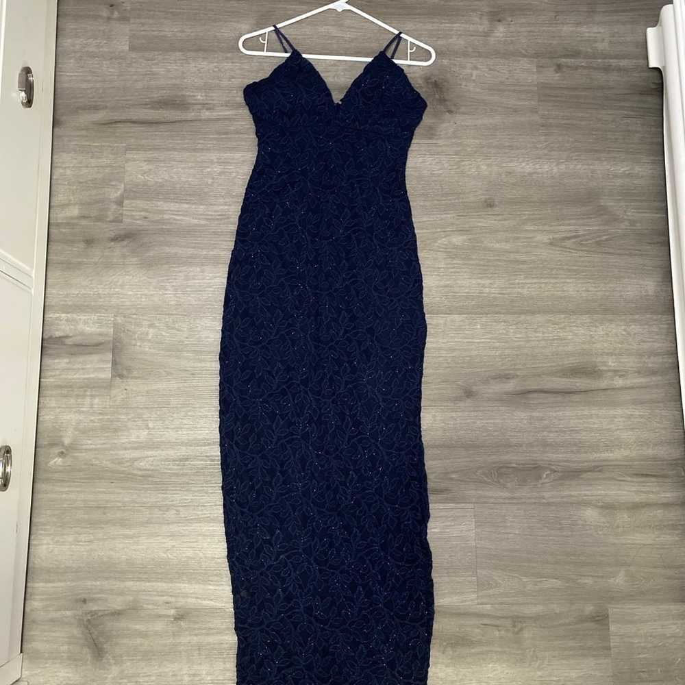 Blue prom dress - image 1