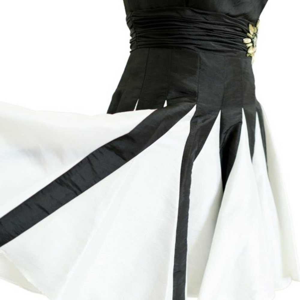 ALYCE PARIS Black/White Strapless Sweet Sixteen P… - image 8