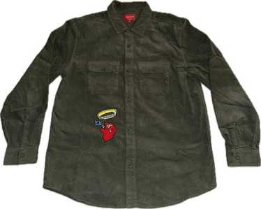 ジ*ン様 Supreme Printed Corduroy Shirt Supreme Gonz Corduroy Work Shirt (FW21) - $138