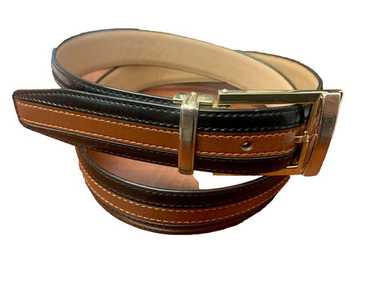 VALENTINO VINTAGE ITALY製 スエードレザー×レザーベルト Vintage brown leather valentino belt - Gem
