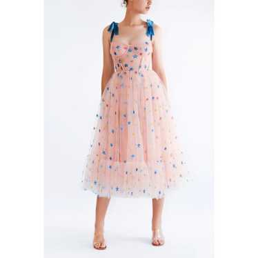 Glittery Corset & Organza Dress – Dona Matoshi