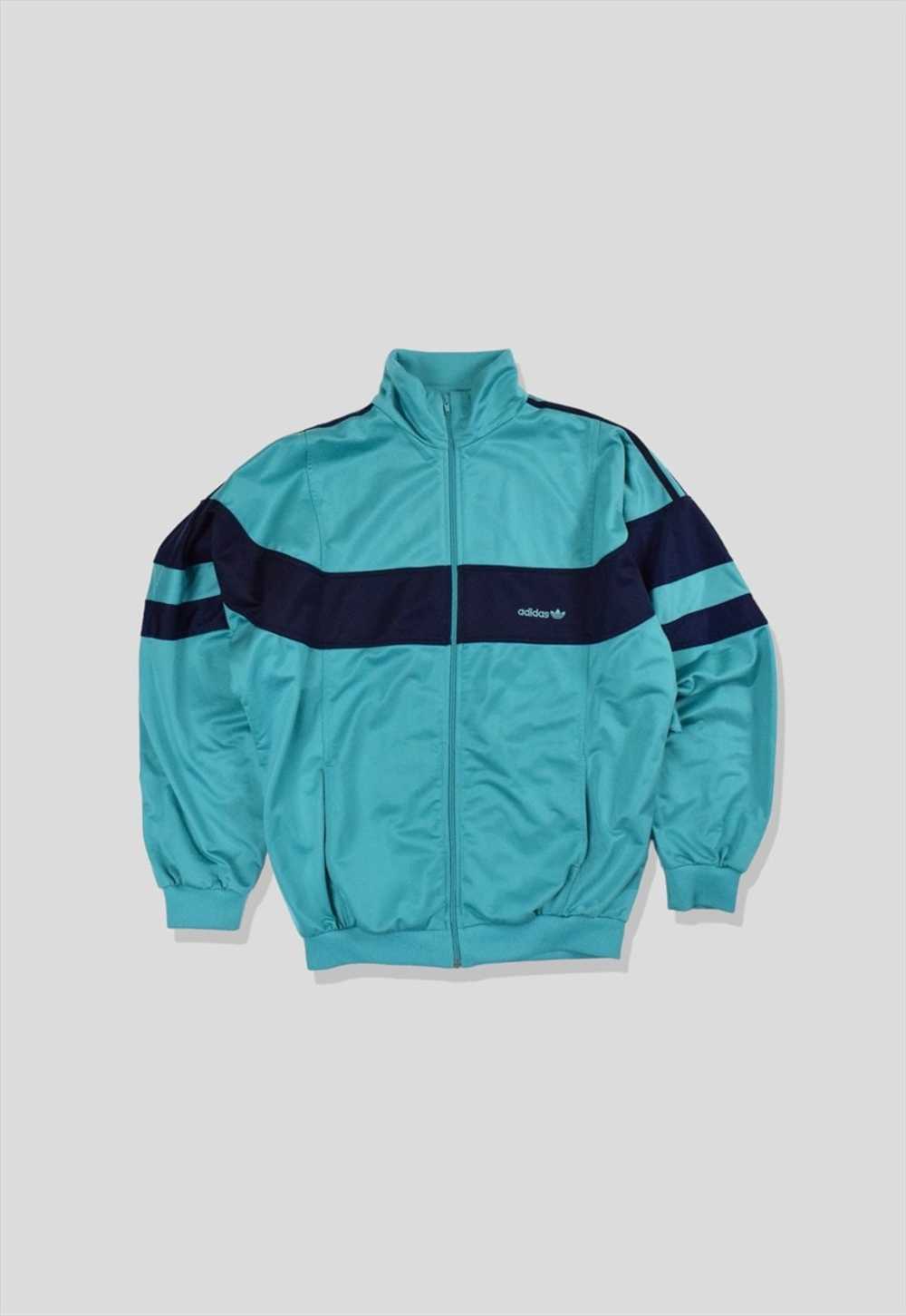 Vintage 90s Adidas Embroidered Logo Track Jacket … - image 1