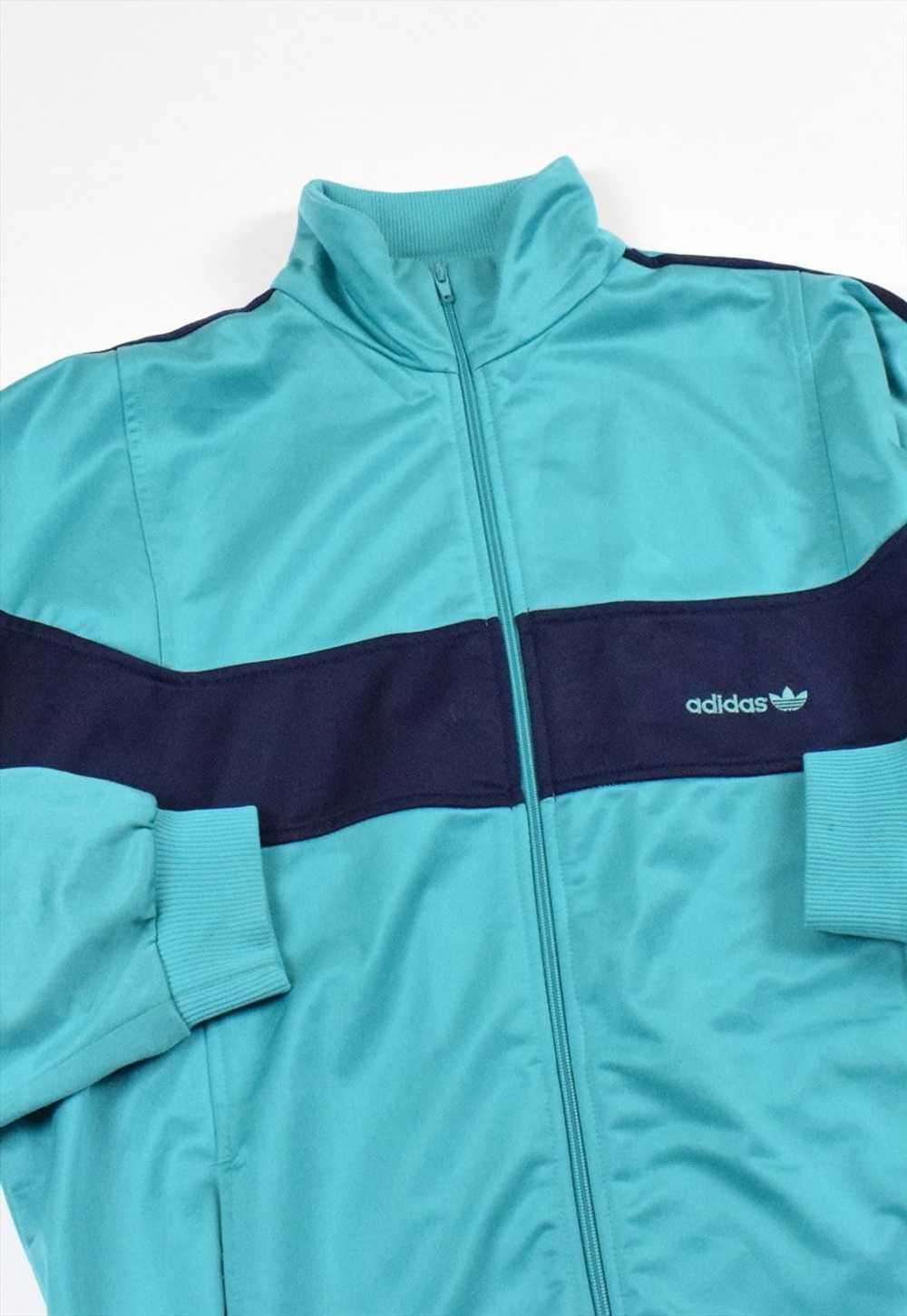 Vintage 90s Adidas Embroidered Logo Track Jacket … - image 2