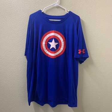Mens Under Armour Captain America Shirt Size 3XL - image 1