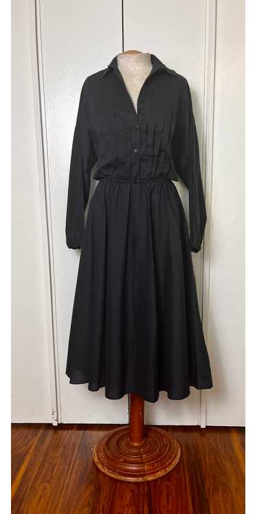 Vintage 1980's does 50's "Kay Brandon" Black Pleat