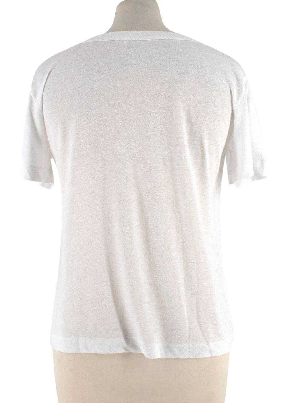 Managed by hewi Sacai Luck Lace Trim White T-Shirt - image 2