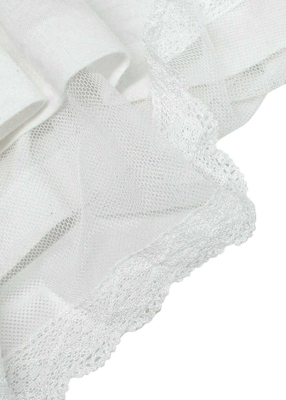 Managed by hewi Sacai Luck Lace Trim White T-Shirt - image 5