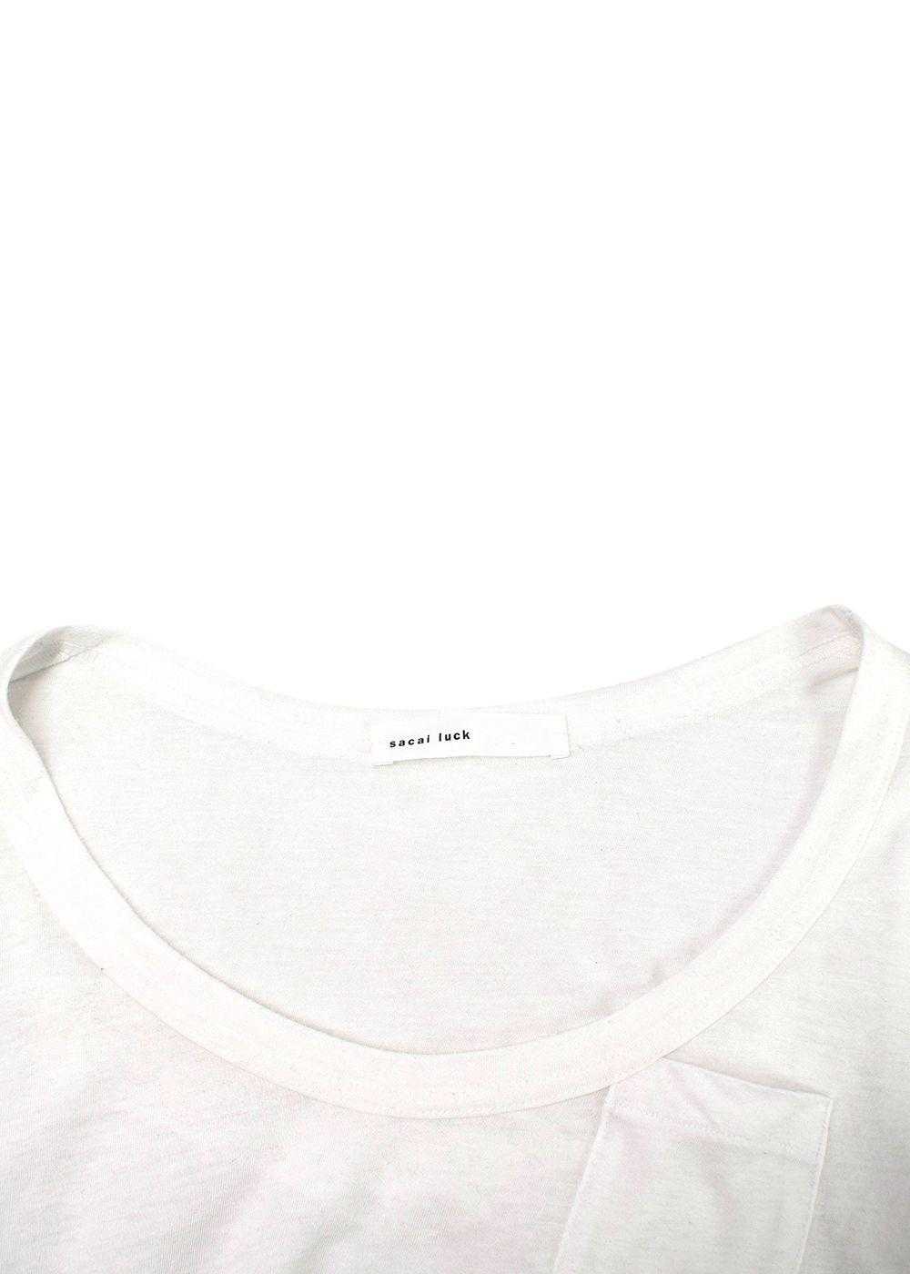 Managed by hewi Sacai Luck Lace Trim White T-Shirt - image 7