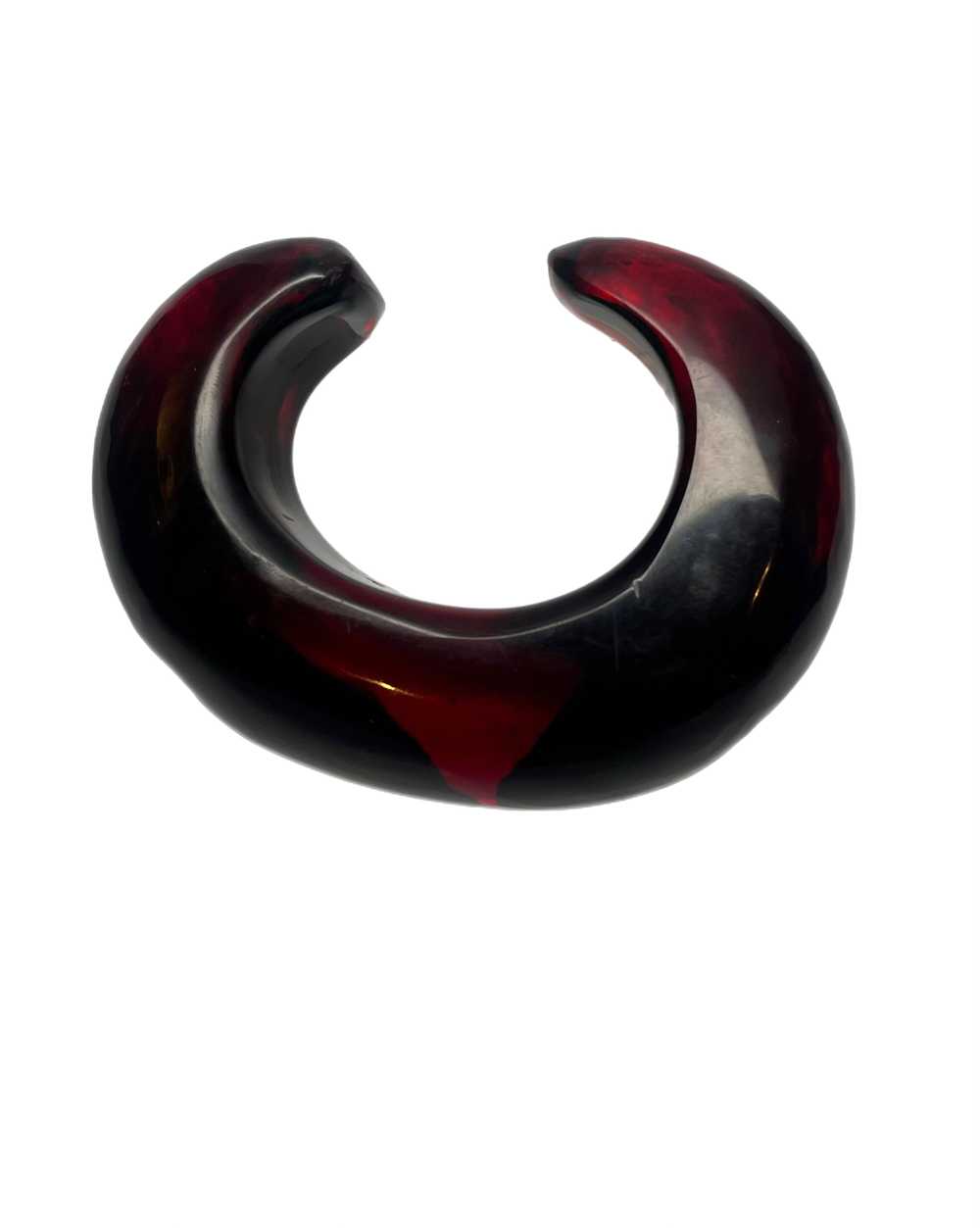 Cara Croninger Hand Poured Red & Black Bracelet - image 2