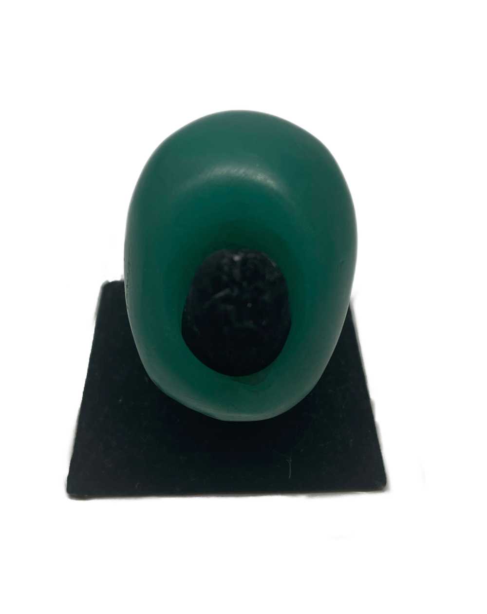 Cara Croninger Teal Resin Ring - image 2