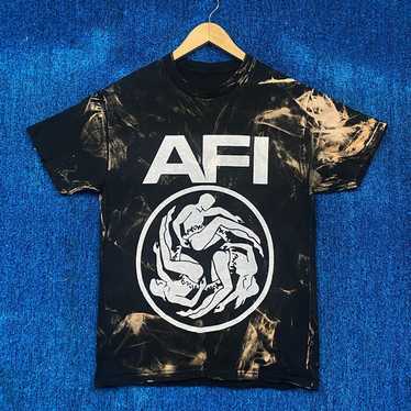 AFI Rock Tour Bleach Dye T-shirt Size Small - image 1