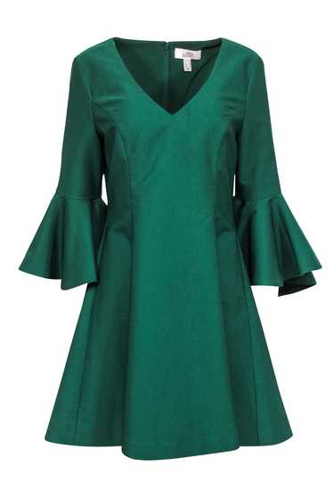 Badgley Mischka - Green Belle Sleeve Dress Sz 10