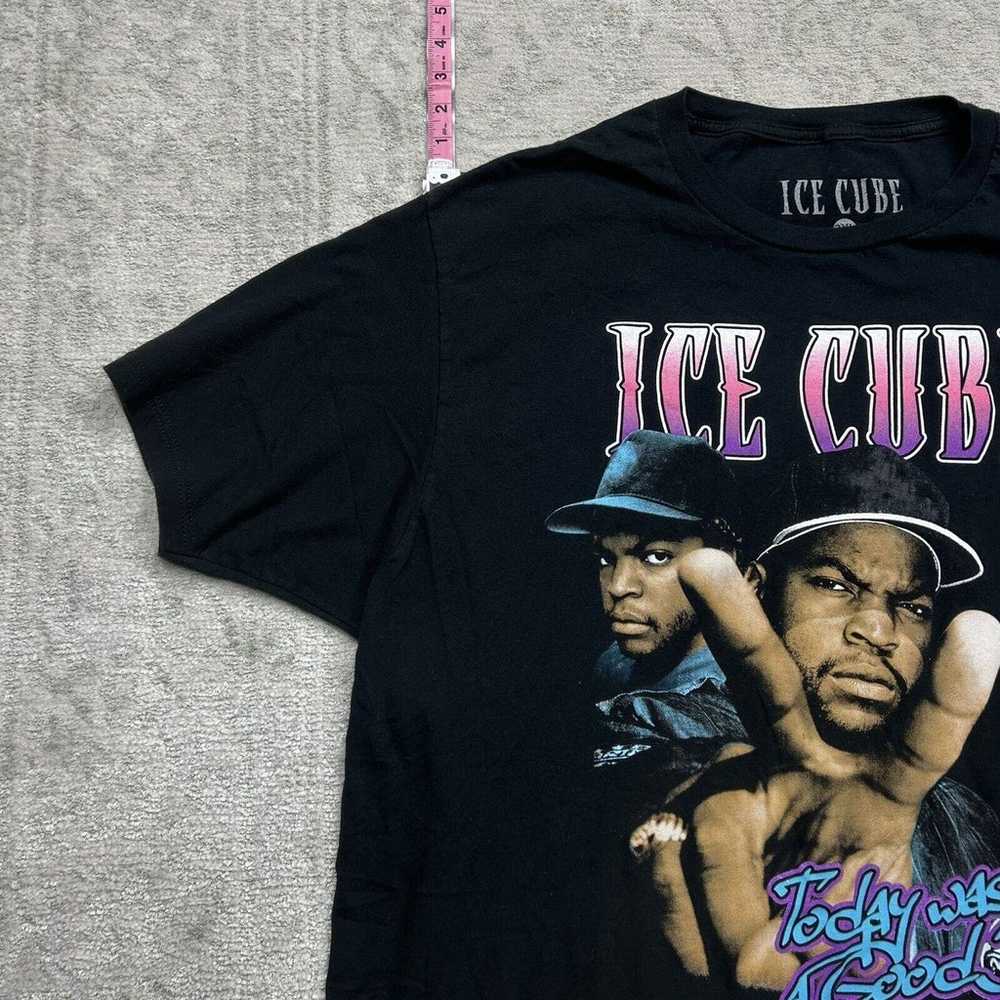 Vintage Ice Cube Shirt Men 2XL Black Today Was A … - image 6
