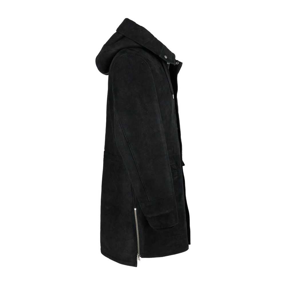 All Saints coat in black shearling - image 4