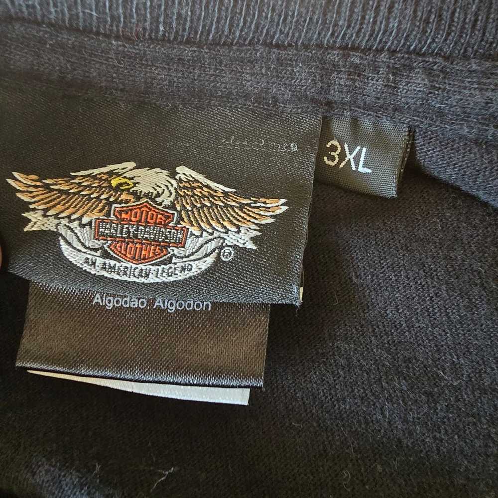 Harley Davidson 105 Years Shirt Mens 3XL Black Lo… - image 5