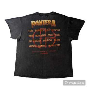 当時物 レア 希少 90s Pantera Tシャツ greatland Vintage 90s Pantera All Over Print T-Shirt XL Very R… - Gem