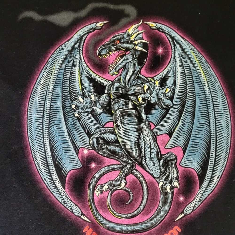 HUF Magic Dragon Longsleeve shirt tiedye Size Med… - image 4