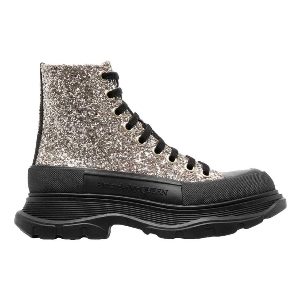 Alexander McQueen Glitter boots - image 1
