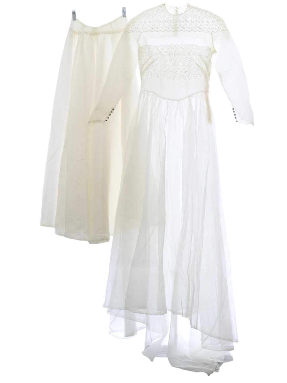 1960's Wedding Dress - image 1