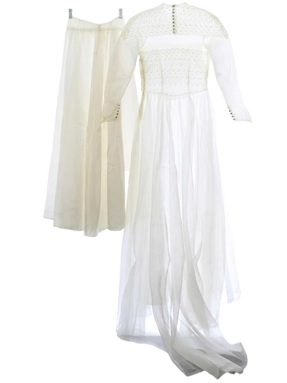 1960's Wedding Dress - image 3