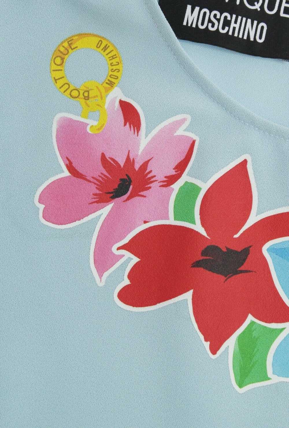 Moschino Boutique 2010s Floral Printed Summer Blo… - image 2