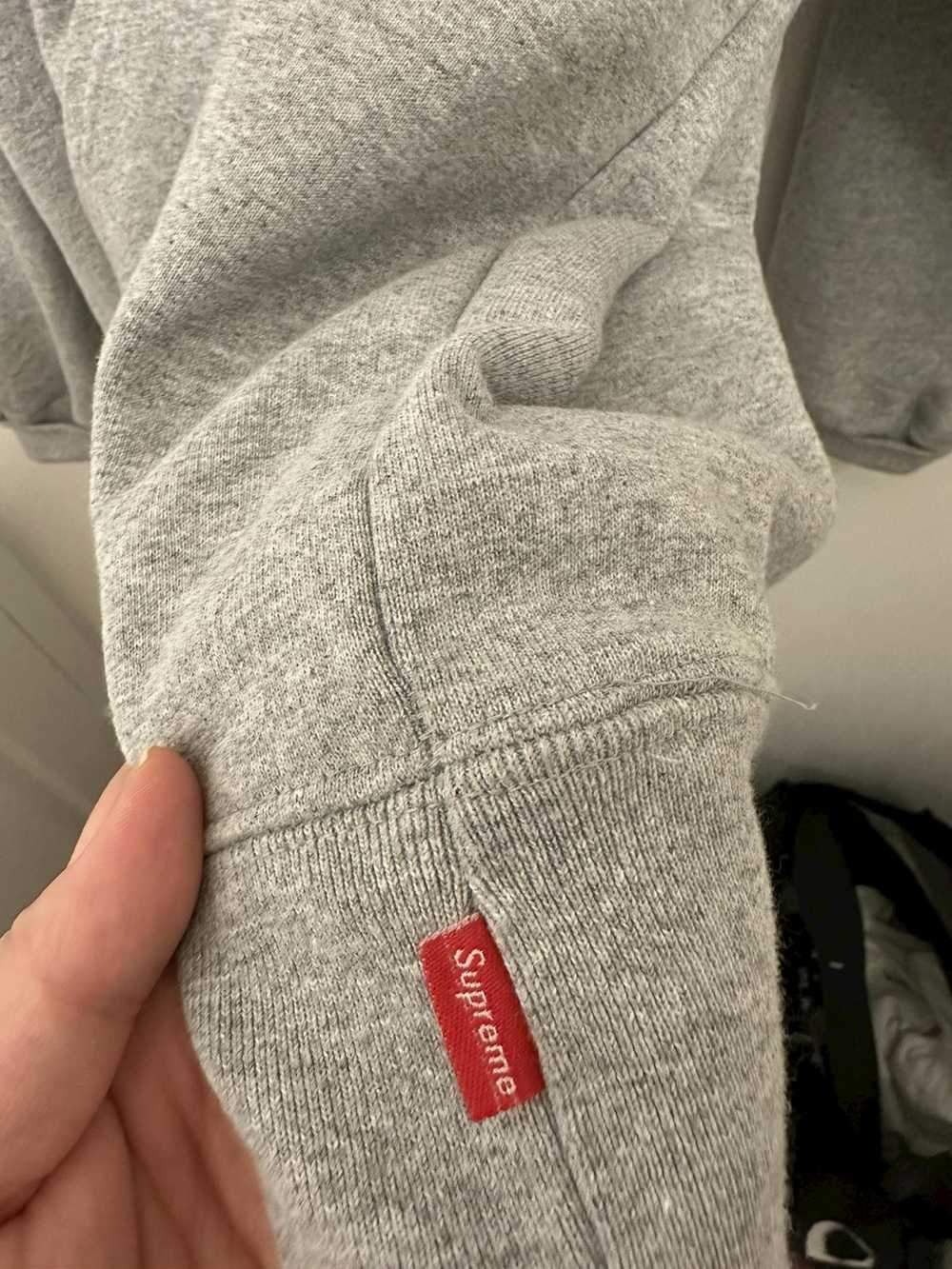 Burberry × Supreme Supreme X Burberry GREY HOODIE - image 4