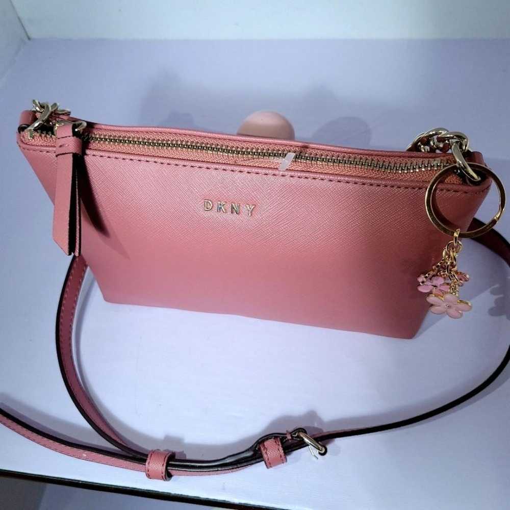 DKNY Dusty Dark Pink Crossbody Bag - image 2