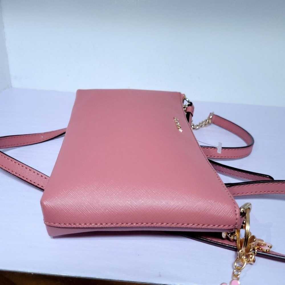 DKNY Dusty Dark Pink Crossbody Bag - image 7