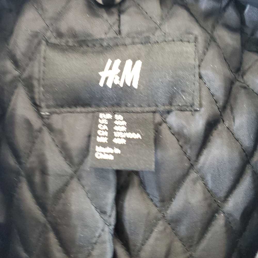 H&M Women Grey Blazer Jacket 40R - image 3