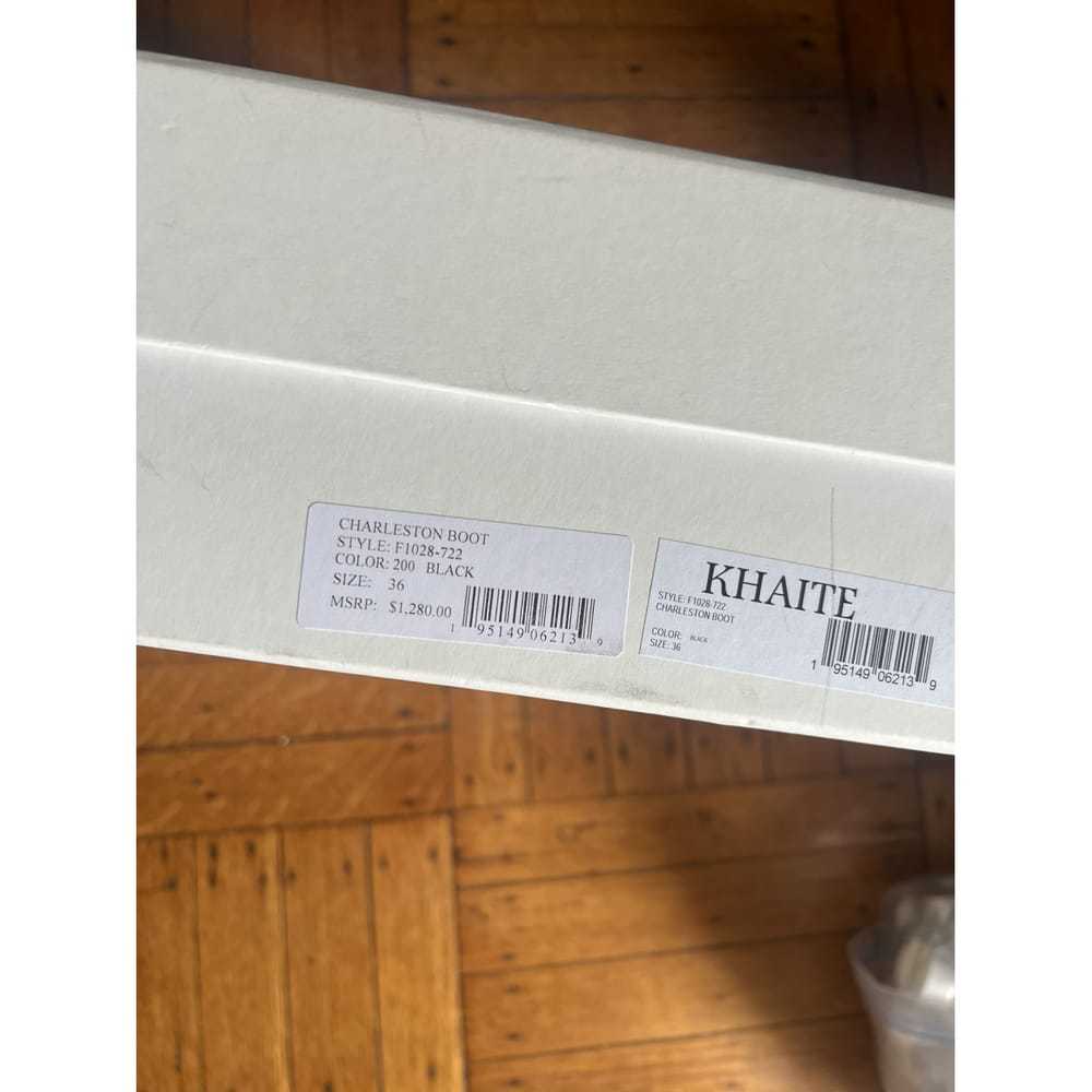 Khaite Leather boots - image 4