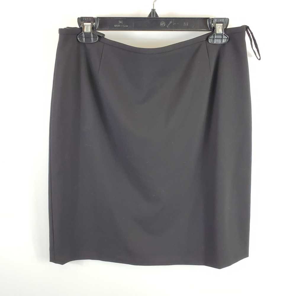 Kasper Women Black Midi Pencil Skirt Sz 8P - image 1